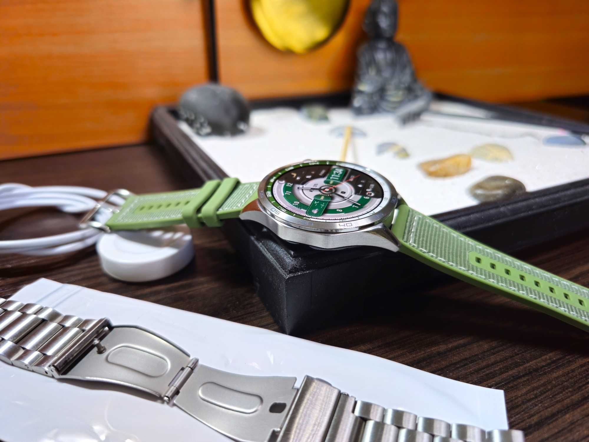 ‼️ Премиум Смарт часы Huawei Watch GT 4 46mm Green + ПодарОК ‼️
