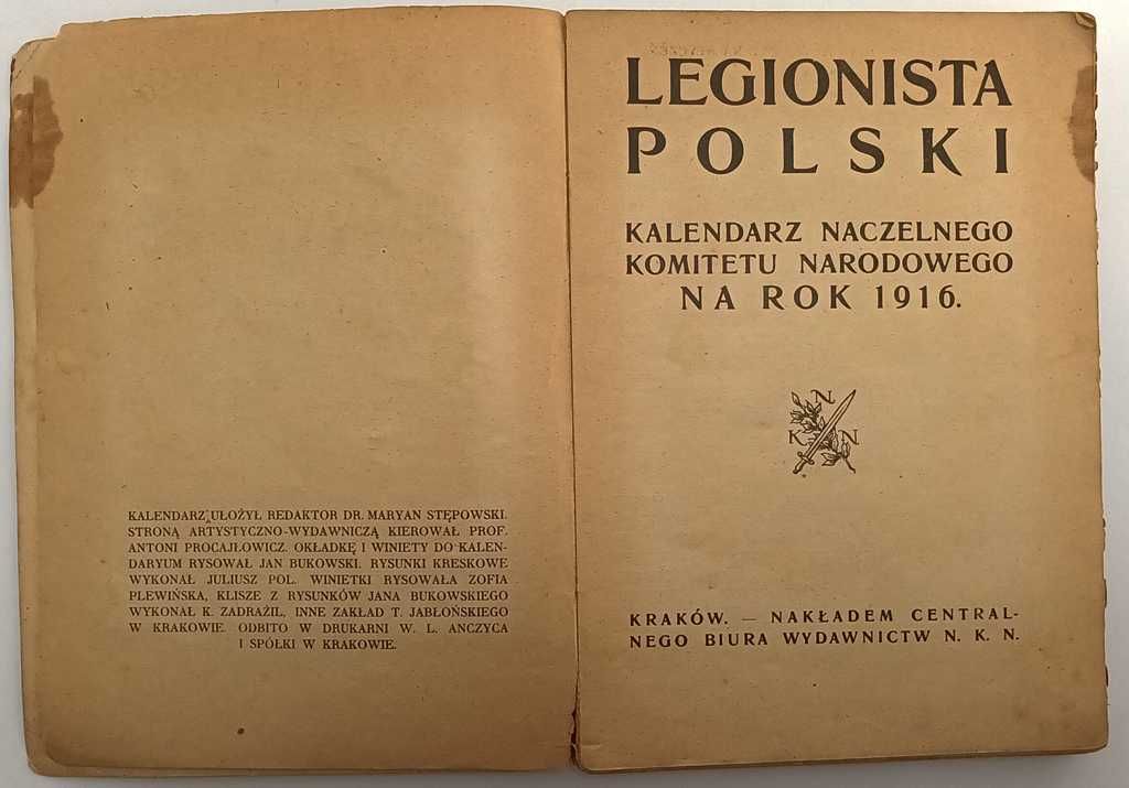 Legionista Polski - Naczelnego Komitetu Narodowego z 1916 roku