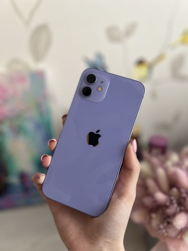 iPhone 12,128 gb,purple neverlok
