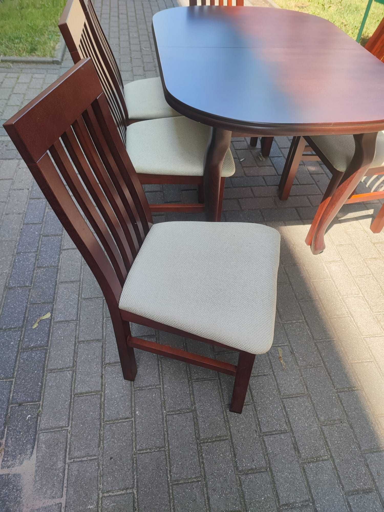 Komplet stół +6 szt krzeseł