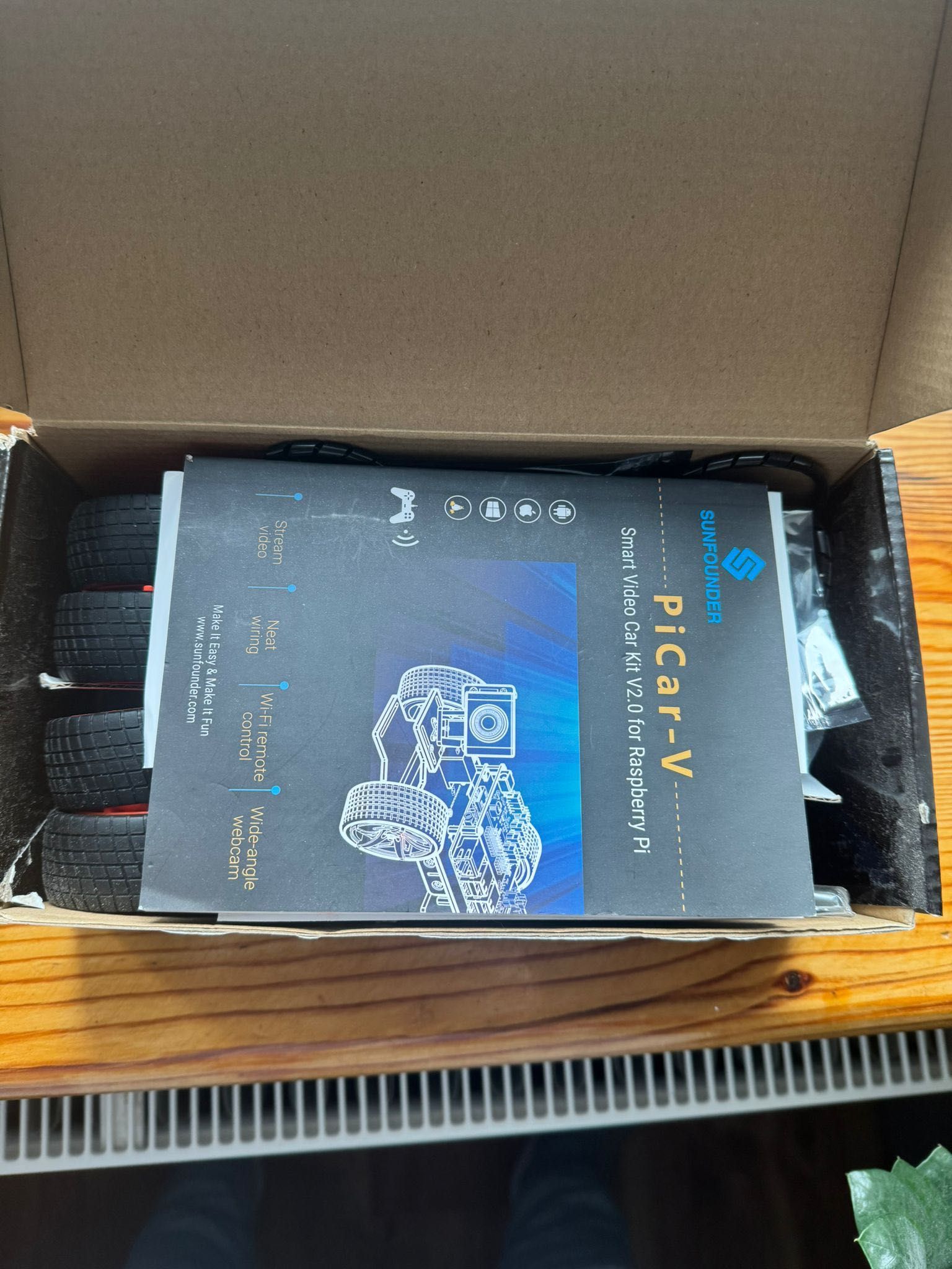 SUNFOUNDER Smart Video Car Kit V2.0 do Raspberry Pi