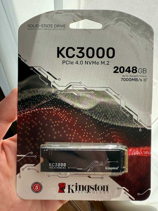 SSD-диск Kingston KC3000 3D NAND TLC 2TB M.2