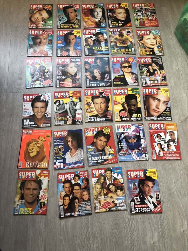 29 revistas do Super Jovem