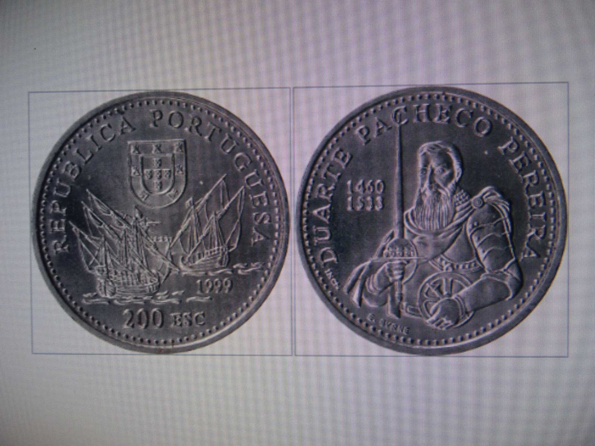 Moedas Comemorativas Descobrimentos Brasil Unicef Tordesilhas D.JoãoII