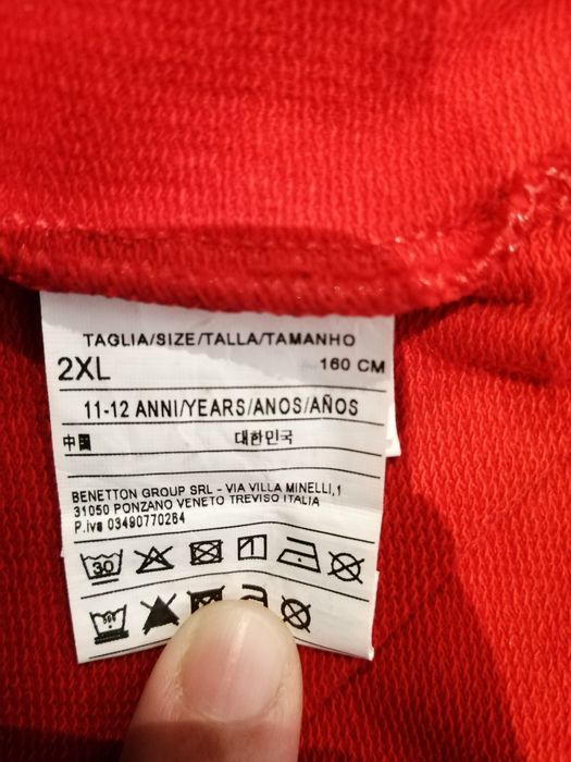 Sweat/casaco - Benetton Novo