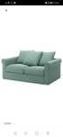 Sofa z Ikea w pięknym miętowym kolorze