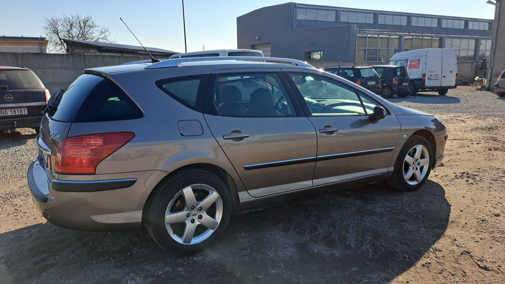 Peugeot 407 Platinum 2.2 Panorama Skóra zarejestrowany z DE