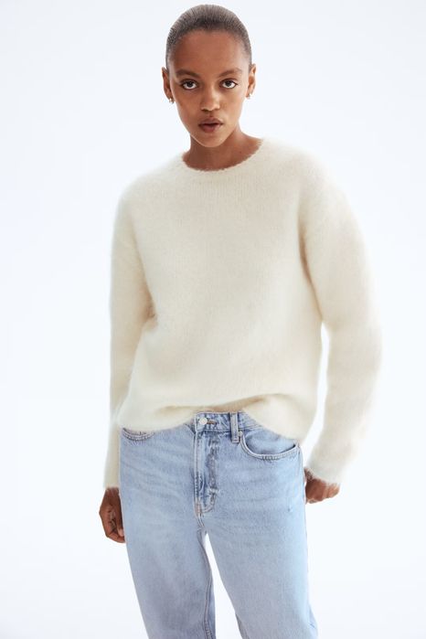 Розкішний светр джемпер з мохером h&m