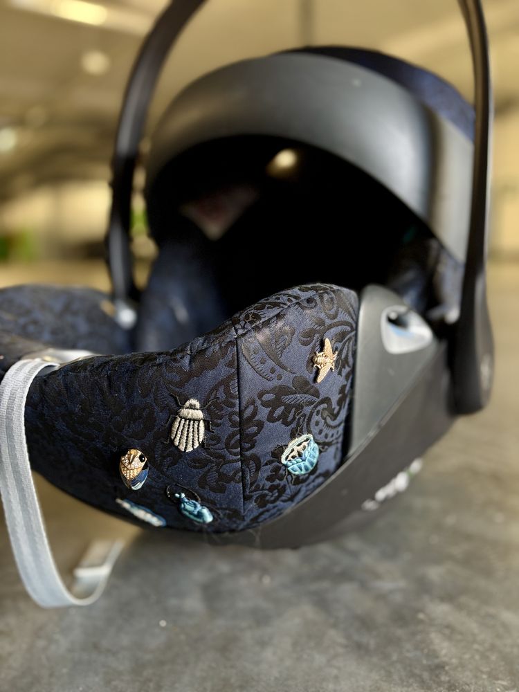 Cybex Balios S Lux 2w1 +nosidelko + baza obrotowa Isofix