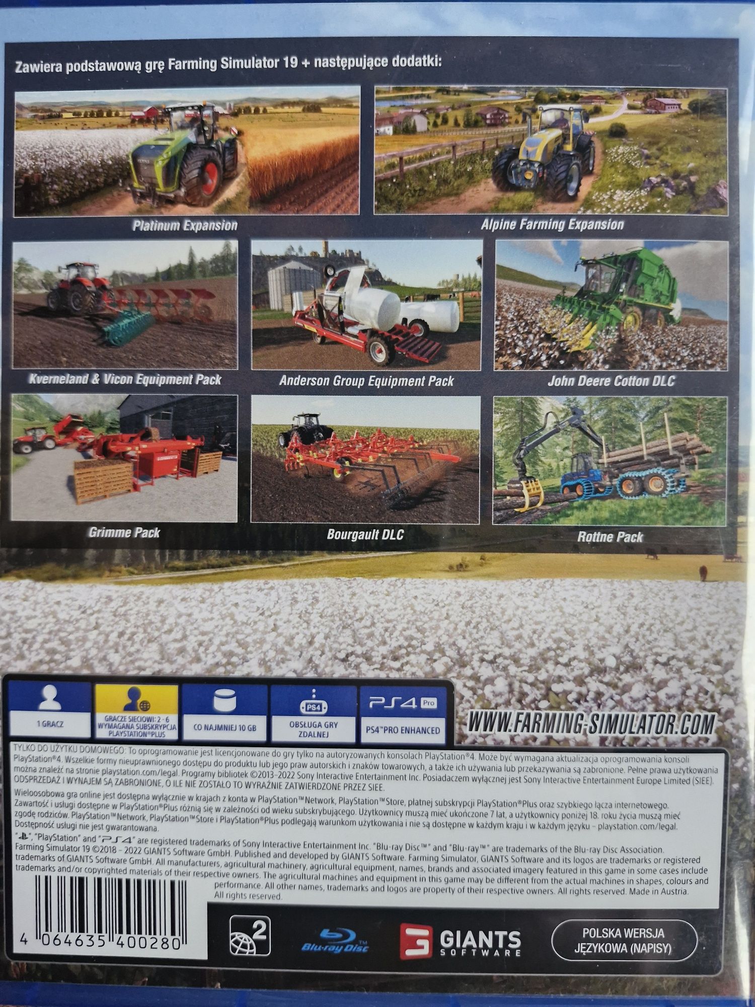 Farming Simulator 19 Ambassador Edition gra na PS4
