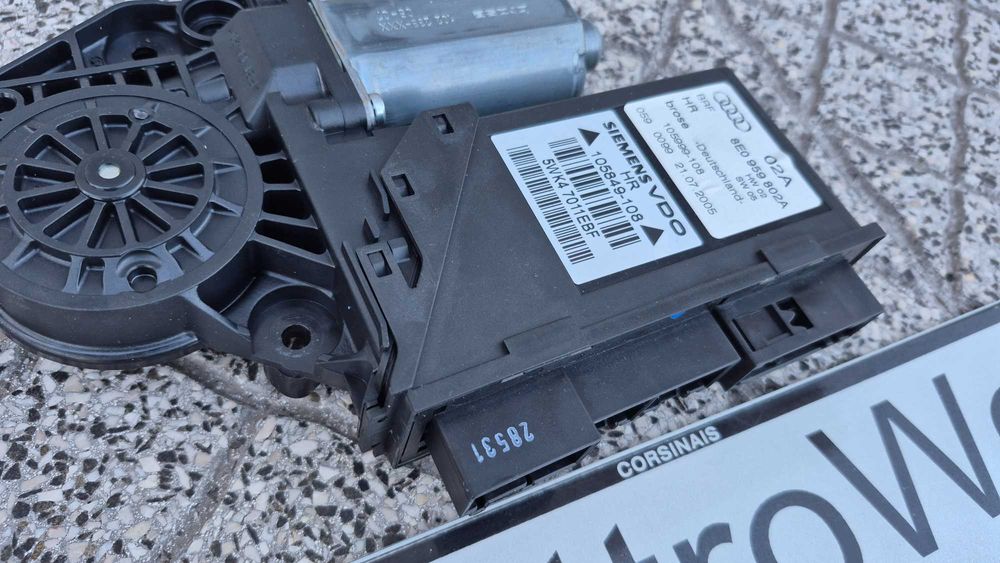AUDI A4 B6/B7-Seat EXEO-Motor Elevador Vidros Traseiro Dir 8E0959,802A
