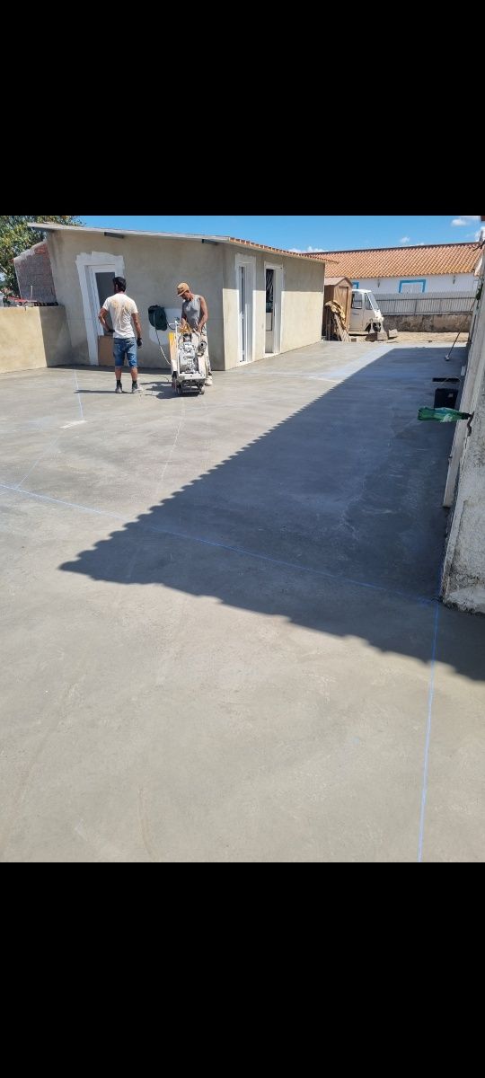 Pavimentos em betão