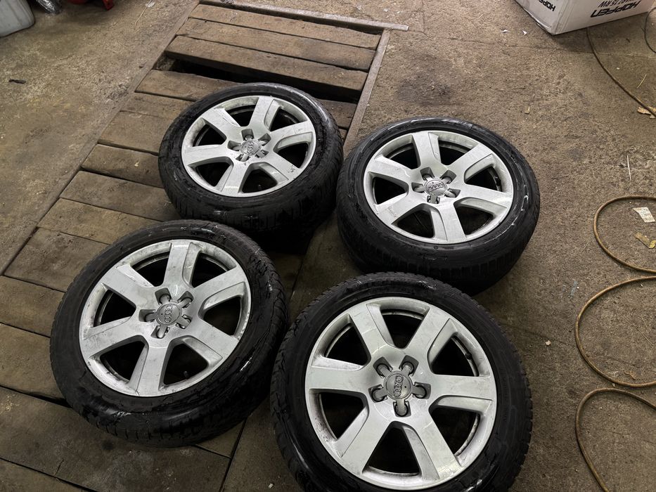 Диски audi 5x112 з зимовой гумой r17 235/50