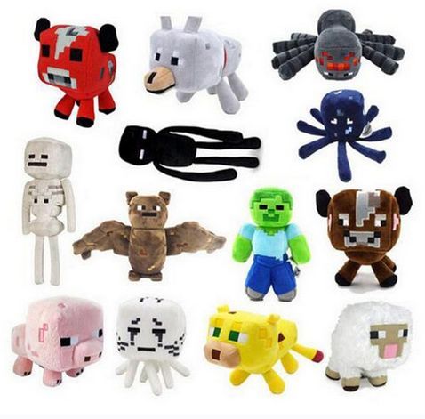 Peluches Minecraft 19 Diferentes Novos