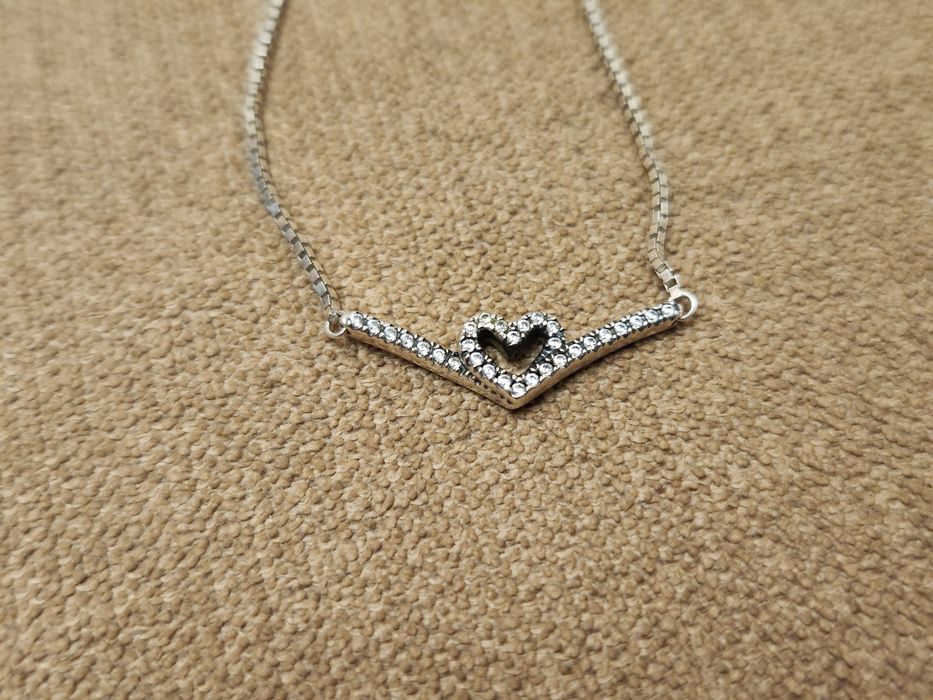 Pandora намисто кулон підвіска Блискуче серце