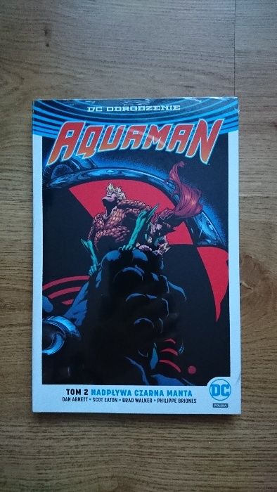 Komiks pt. Odrodzenie Aquaman Nadpływa Czarna Manta tom 2