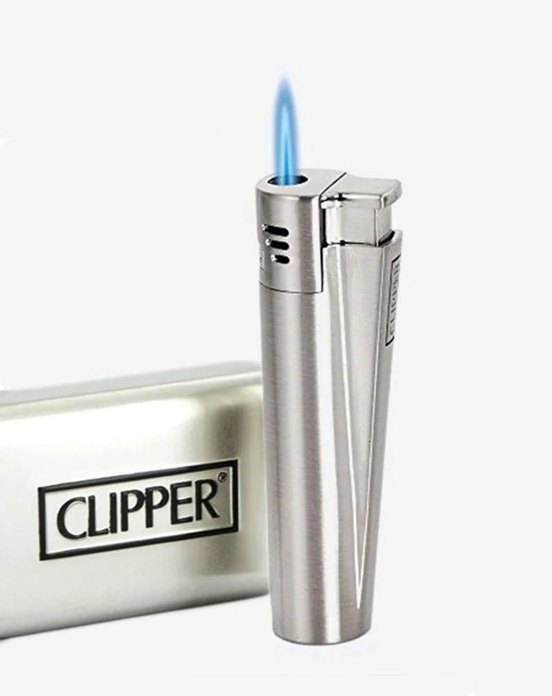 Зажигалки Clipper клипер турбо метал с гравировкой