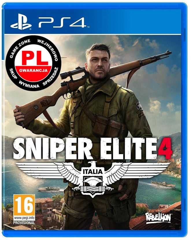 Sniper Elite 4 PS4 + Slim + Pro + PS5 = PŁYTA PL Wejherowo