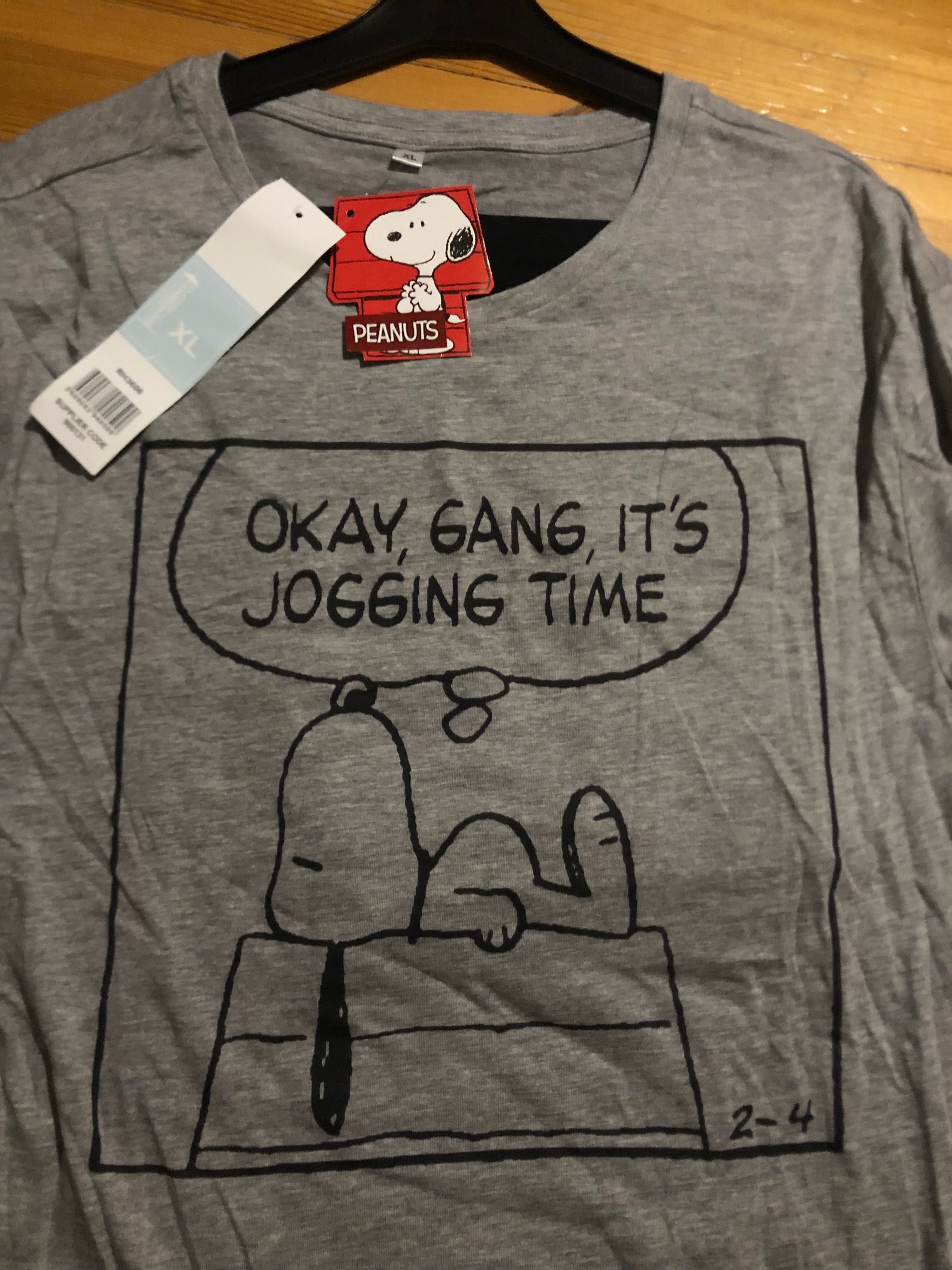 SNOOPY oryginalna piżama; Dla Biegacza! bluza i spodnie Unisex XL