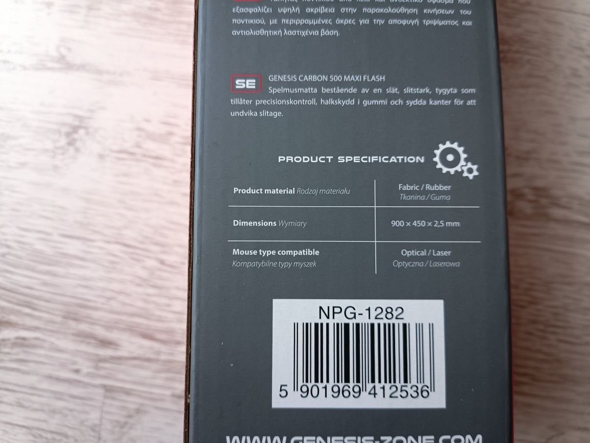 Podkładka Genesis Carbon 500 maxi flash