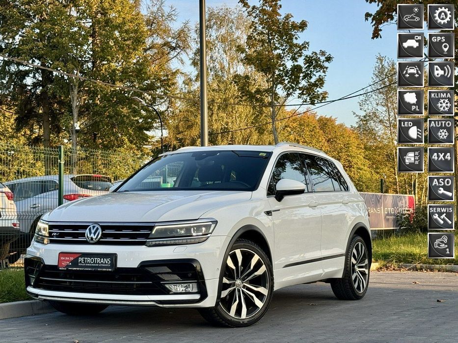 Volkswagen Tiguan 2.0 TDI / 150KM R-LINE !! 4Motion Automat Nawigacja Kamera Alcantara