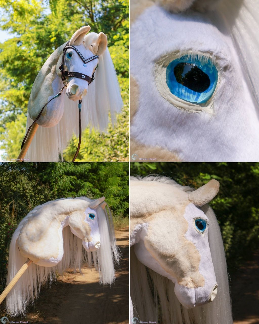 Realistyczny hobby horse (realistyk) A4-A3 z ogłowiem - ZTT Rhea