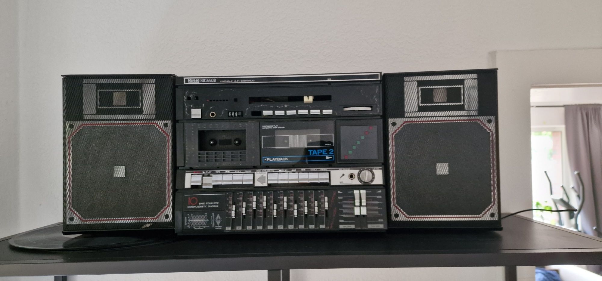 boombox hifi stary stereo 1980