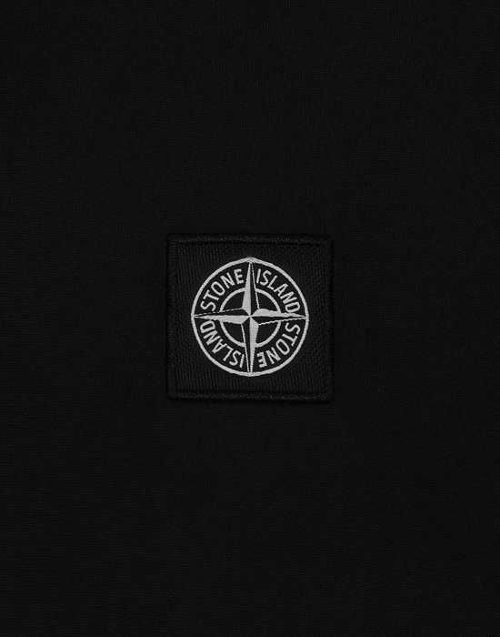 Футболка STONE ISLAND 24113 Short Sleeve T-Shirt Black SI0155-BK