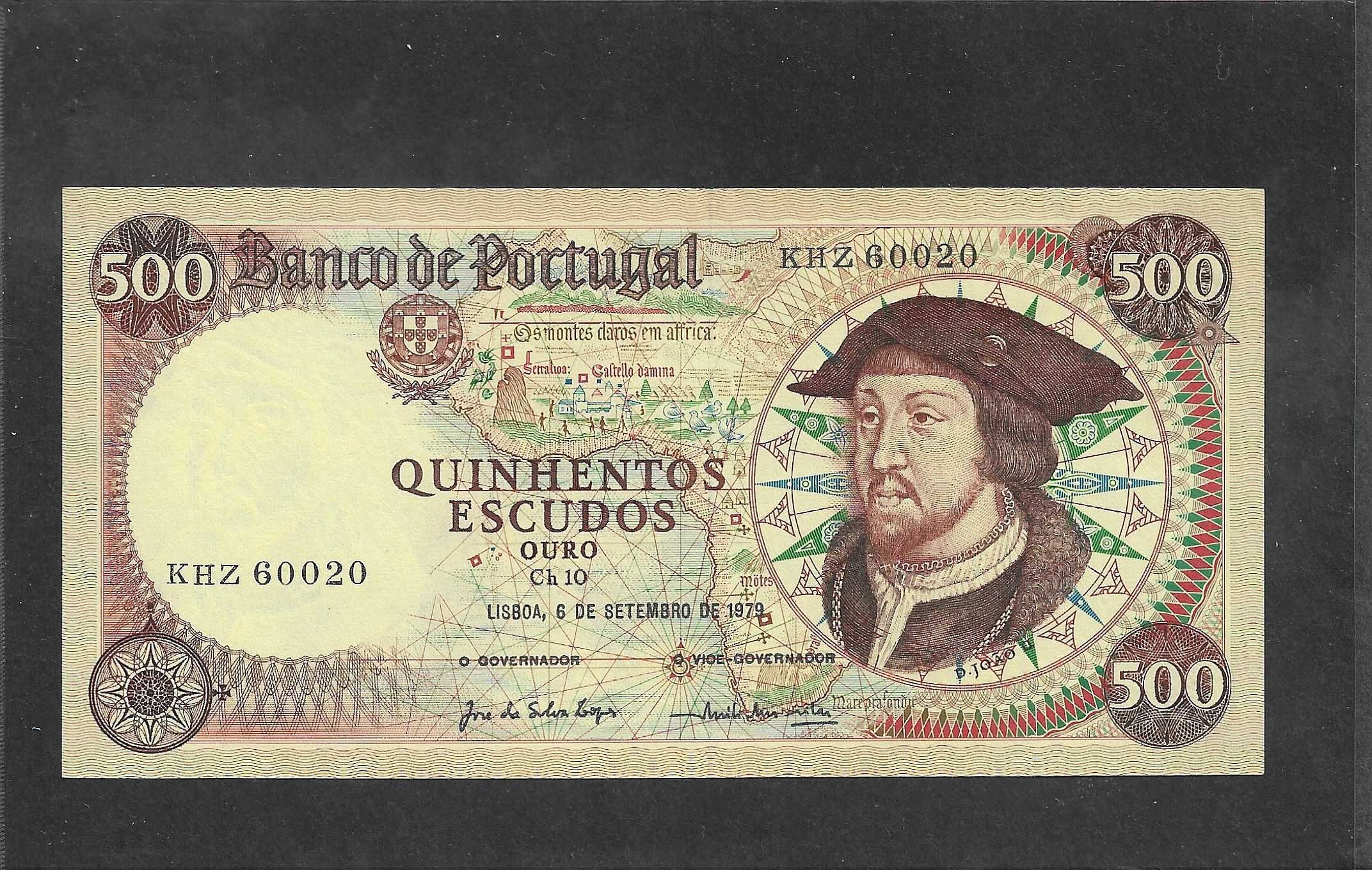 Nota de 500 Escudos - 1979