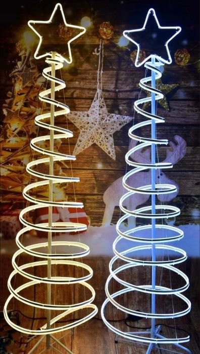 choinka spiralna neon flex 3D 150 cm