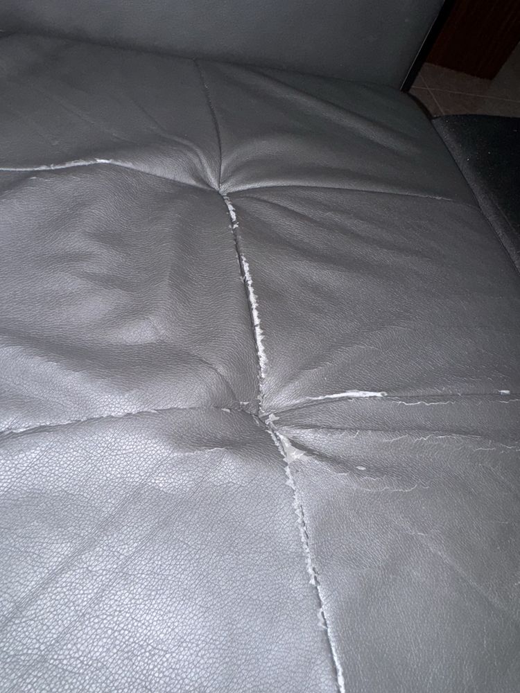 Sofá Cama Chaise Longue Cinza
