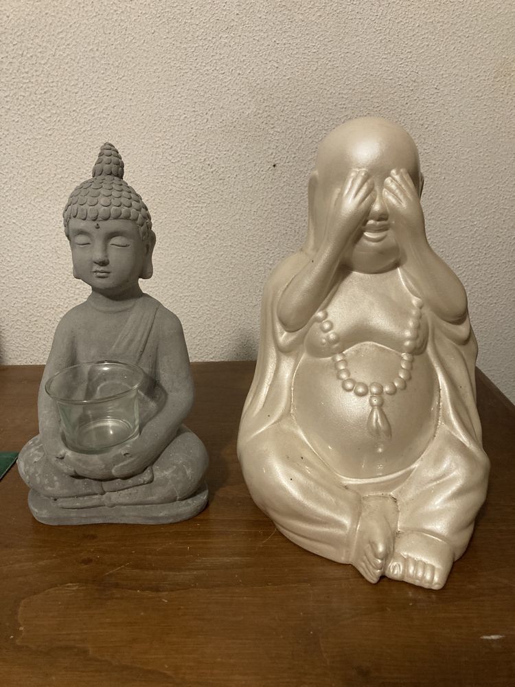 Buda cego buda de porcelana