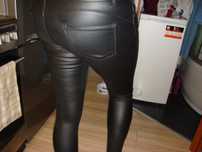 M'Sara Jeans rurki skiny woskowane XS/S