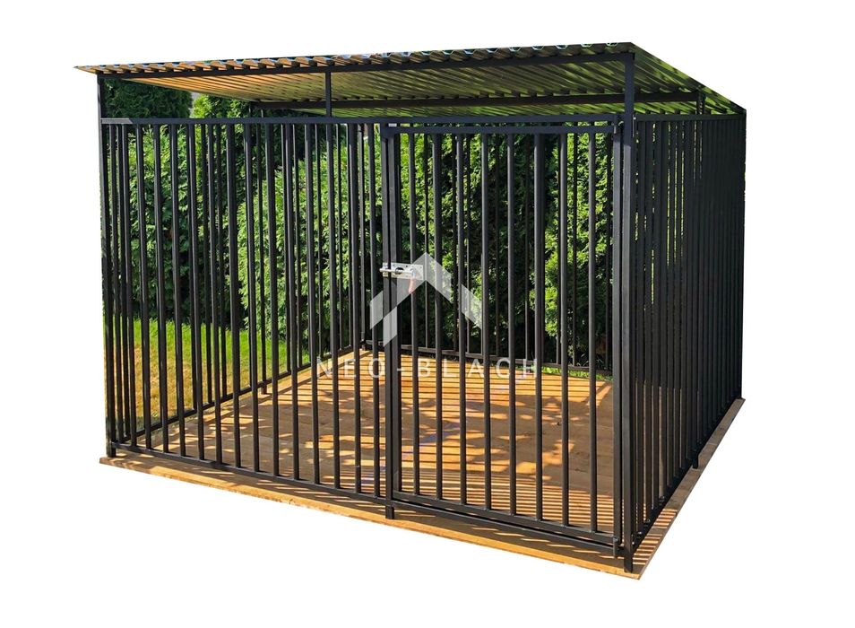 Kojec dla psów 2x2m - Drewniana podłoga NB172 OLX