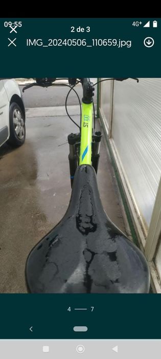 Bicicleta usada a andar