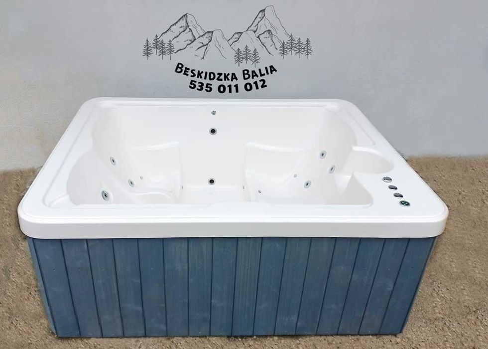 Beskidzka Balia - całoroczne spa ogrodowe, jacuzzi, wanna,3osoby