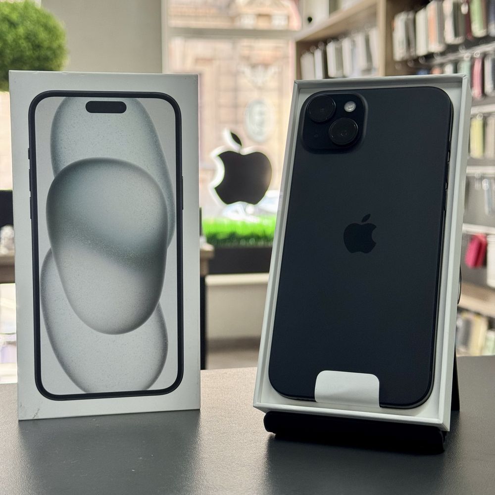 Новий open box - iPhone 15 Plus Black 256 GB Магазин / Гарантія