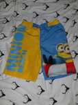 Szorty spodenki kąpielowe minionki r.122-128