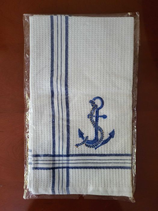 ściereczka kuchenna haft kotwica