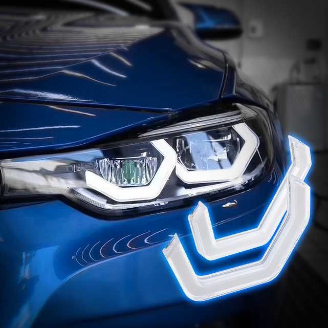 Динамические ангельские глазки G-Style LED для BMW (RGB)