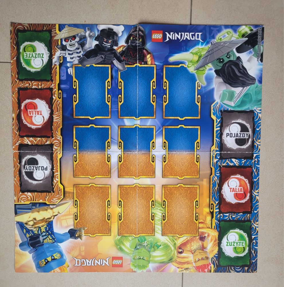 Karty lego ninjago. Album, karty platynowe!