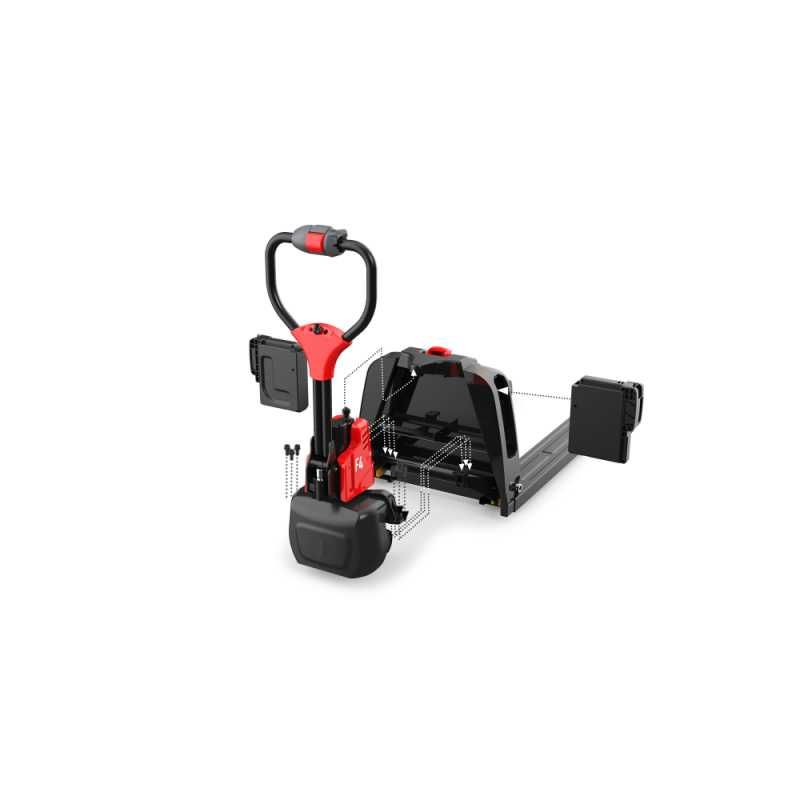 PALECIAK ELEKTRYCZNY Wózek paletowy elektryczny 1500kg 115cm Li-ion F4