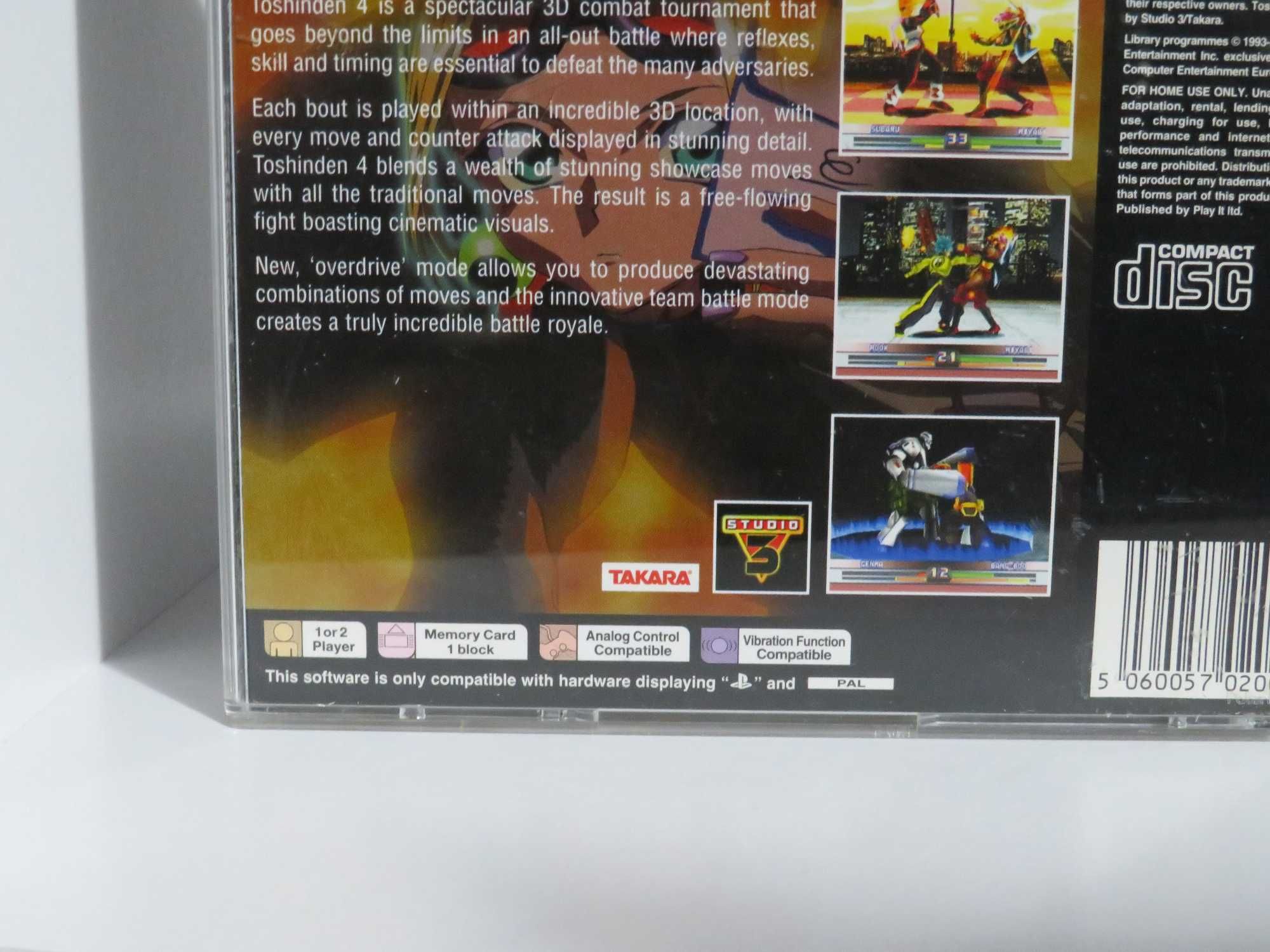 TOSHINDEN 4 PS1 playstation, Excelente estado, RARO