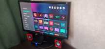 Телевізор LG FLATRON L194WS + Smart TV приставка