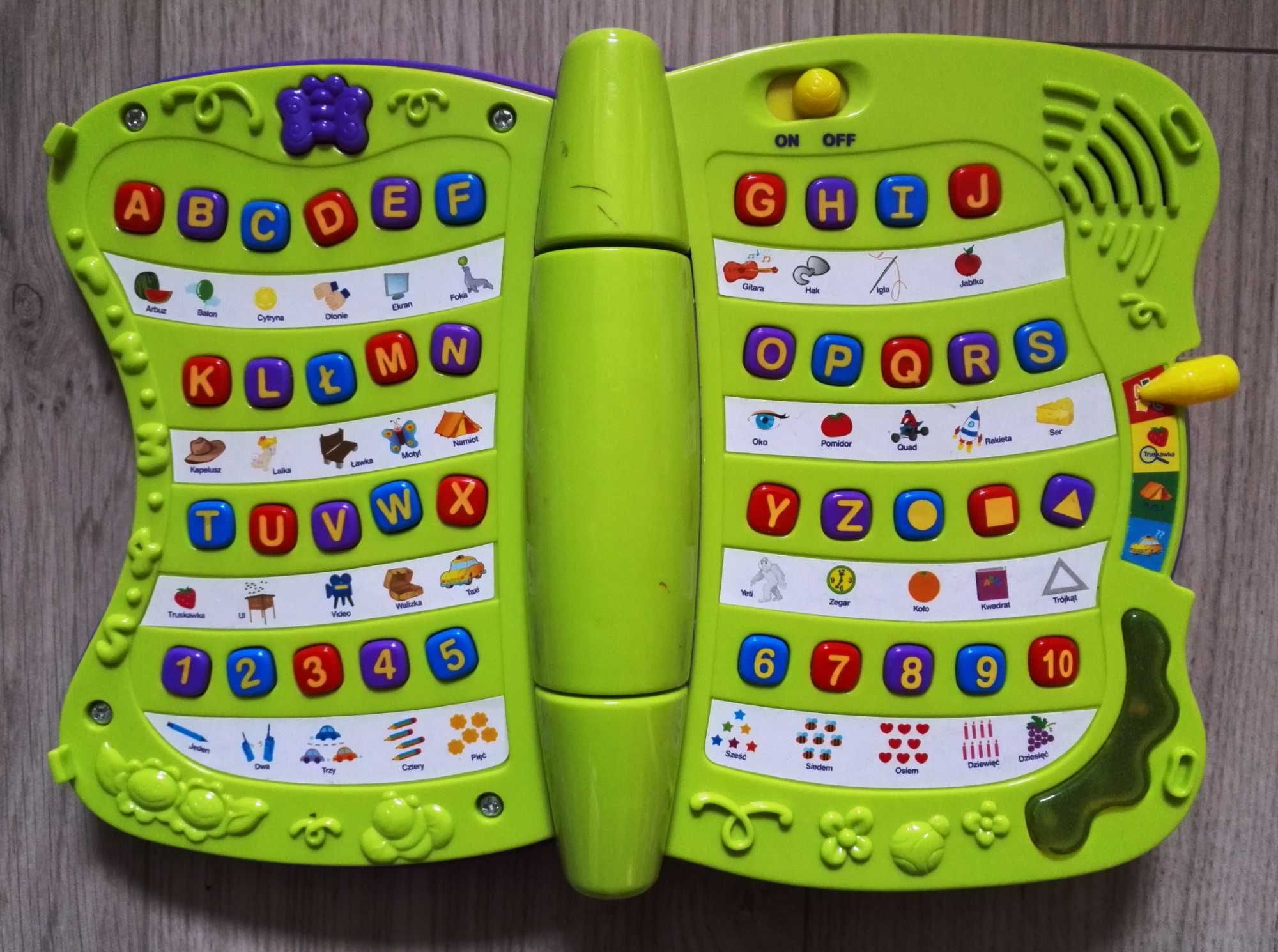 książeczka interaktywna red box no. 25301  melodia cyfry litery symbol