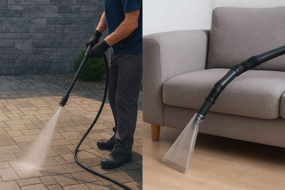 Czyszczenie kostki brukowej/elewacji/ pranie mebli tapicerowanych