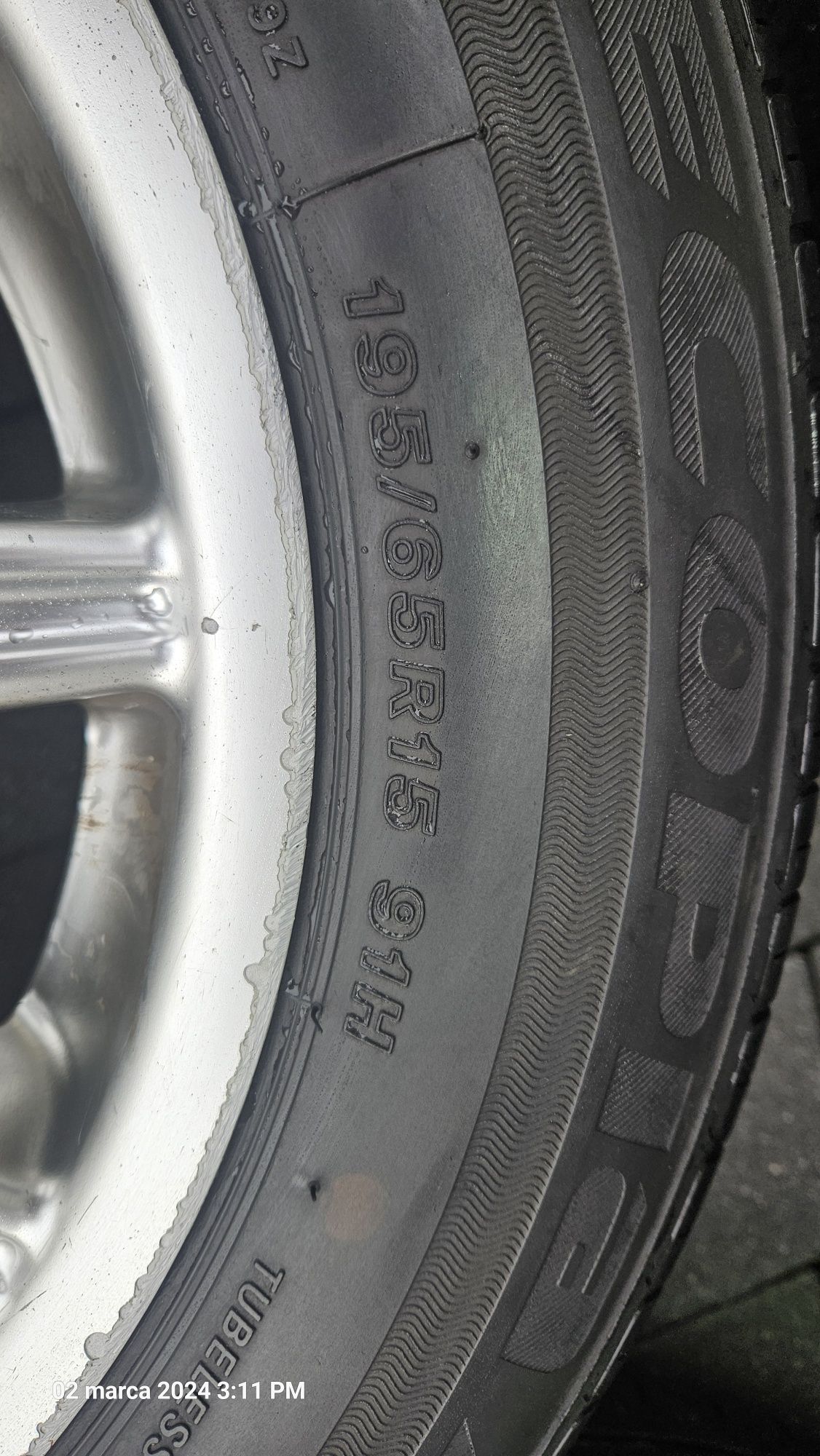 Felgi BBS 15 5x112 Opony Bridgestone 195/65/15