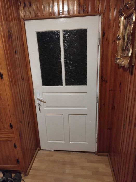 Drzwi stare emaliowane