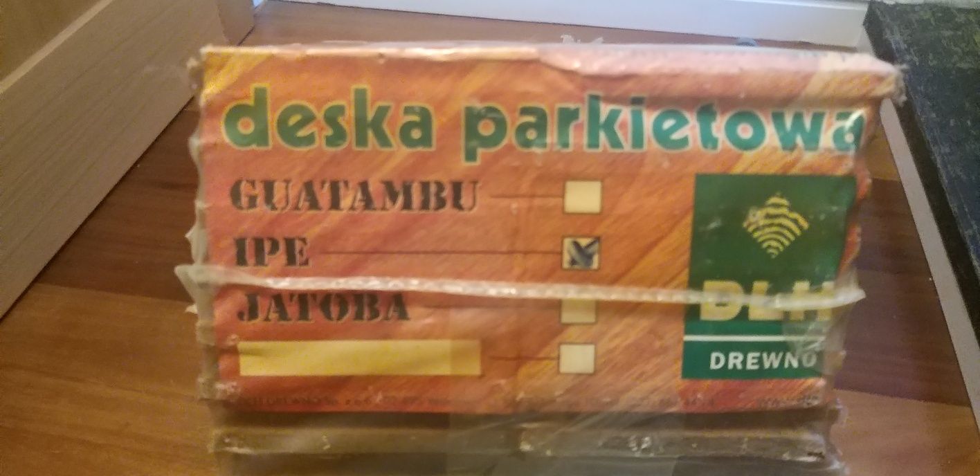 Parkiet Ipe Lapacho Deska teak 2.1m2  wysezonowany 10 lat