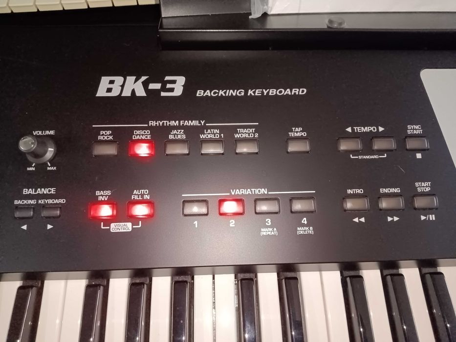 Teclado Roland BK-3 como novo